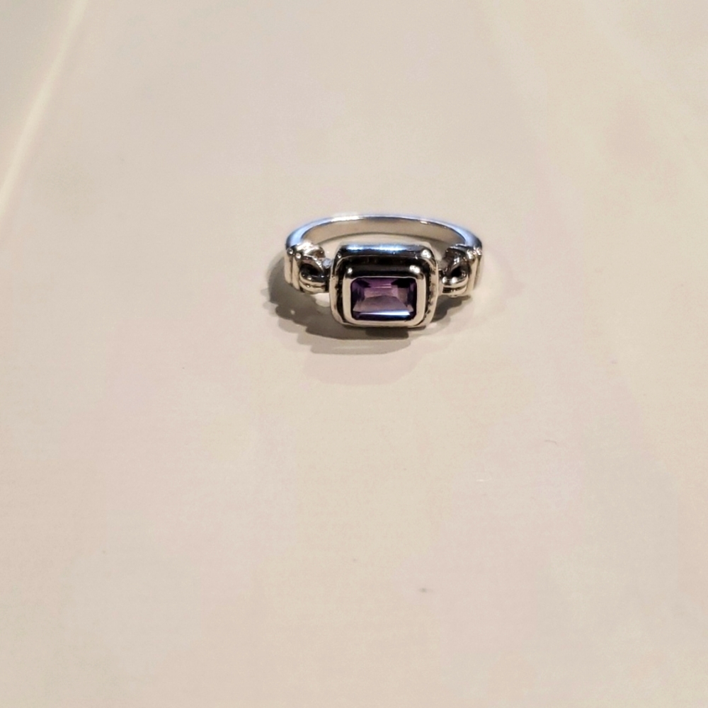 Silpada 925 amethyst ring